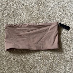 SKIMS bandeau sienna nude XS